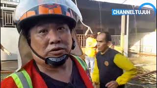 4 Rumah Di Sungai Pinyuh Hangus Terbakar, Korban Alami Kerugian Ratusan Juta