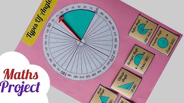Types Of Angles Maths Working Model/ Types Of Angles Maths Project/ Maths TLM #mathsexhibitionmodel 