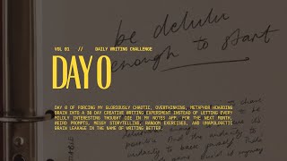 Improve Creative Writing - 15 mins a day writing challenge 0/30