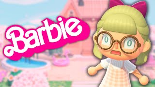 I created a BARBIE dreamhouse in Animal Crossing!