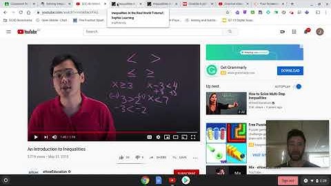 Lesson 6.5 - Solving Linear Inequalities by Using Multiplication & Division (Grade 9)