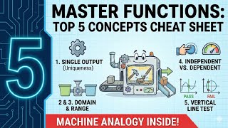 Functions Explained Simply and Visually: Top 5 Concepts (Cheat Sheet) of a Function Must Know!