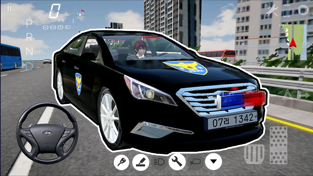 [모바일게임] 3D운전게임4.0! LF 소나타 암행 순찰차!! 3D driving game 4.0 LF sonata Police car