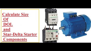 How to select contactor rating for star delta starter