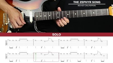 The Zephyr Song Guitar Cover Red Hot Chili Peppers 🎸|Tabs + Chords|