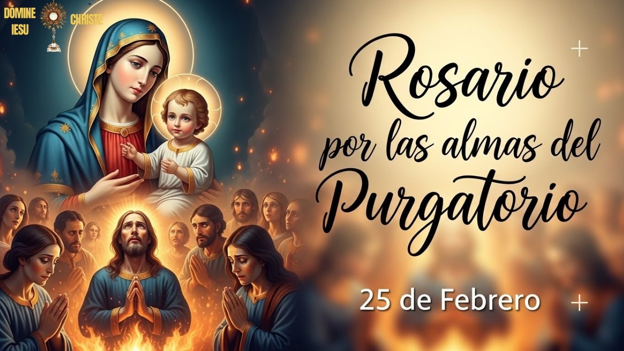 ¡El regalo más grande! Un Rosario de amor por las Benditas Almas 🎁🕊️ 25 de febrero