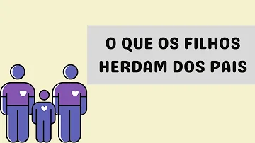 Porque os filhos possuem características semelhantes às dos pais?