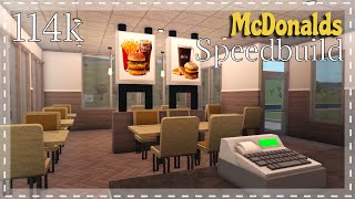 McDonalds Speedbuild {Part 2} (114k) | Bloxburg