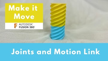 Cilindrische verbinding en bewegingsverbinding - Fusion 360