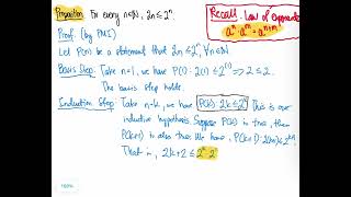 Number Theory 7.1 - First Principle of Mathematical Induction - Example 3