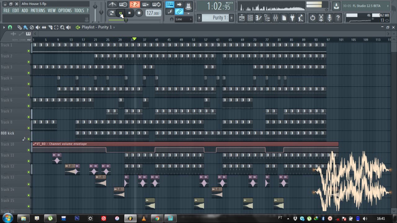 MM Drums Afro House Prod by Mouzas Music No FL Studio 12 ... FLP - YouTube