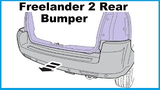 Land Rover Freelander 2 / LR2 Rear Back Bumper Removal