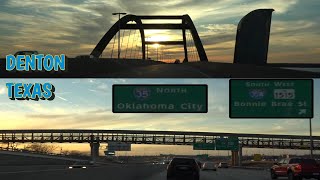 Denton, TX: Lake Lewisville Toll Br, I-35E & 35W Split, and Loop-288