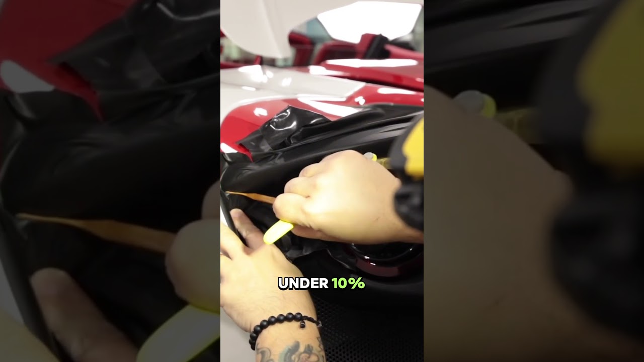 Comment the word “PRO” to get a free trial on TWI! Dimas wraps the spoiler on the Ferrari F8 Tributo