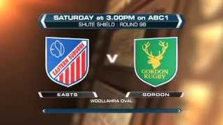 Shute Shield 2013 Round 9B Preview Easts v Gordon