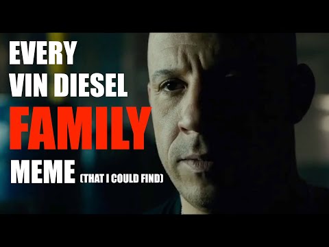Every Vin Diesel Family Meme I Could Find