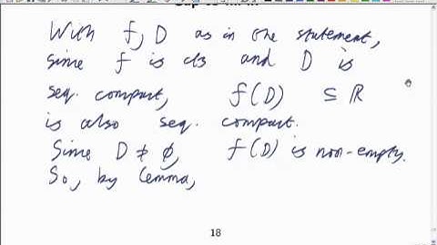 Lecture 17a: Math. Analysis - The boundedness theorem