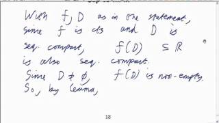 Lecture 17a: Math. Analysis - The boundedness theorem Net Worth