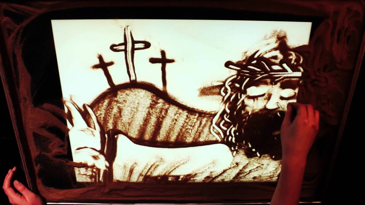 He Is Risen! Easter Sand Art YouTube
