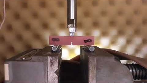 SENB fracture toughness test