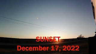Sunsets W/Ken - SATURDAY Sunset Time Lapse - 12-17-22