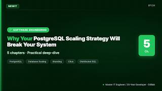 Why Your PostgreSQL Scaling Strategy Will Break Your System | #NEWIT