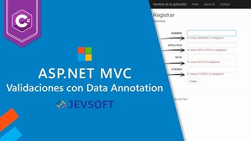 Realiza validaciones con Data Annotation - ASP.NET MVC