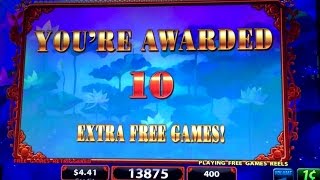 Harmony Riches slot- Great max bet bonus & line hit!