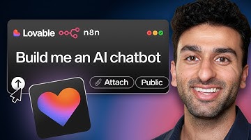 How To Build Your AI Chatbot & Website in 10 Minutes (Lovable + n8n)