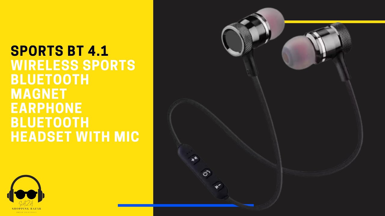 Wireless Sports Bluetooth Magnet Earphone Bluetooth Headset with Microphone