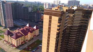 Вид из окна 21 этажа, утром на восходе солнца 2018.07.08, Жилой массив Олимпийский, дом 11 Вид из окна 21 этажа, утром на восходе солнца 2018.07.08, Жилой массив Олимпийский, дом 11