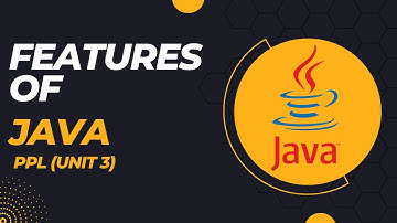 Features Of Java (ppl unit 3)