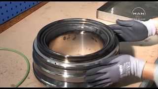 Exhaust Valve Overhaul: 05) Bottom Piece Inspection Overhaul & Fitting