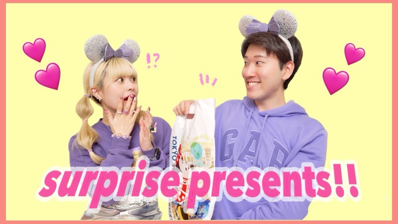 サプライズ】ディズニーでお互いに1万円分プレゼント交換したら最後に