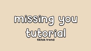 FamousTiktok Tutorial [True beauty Ost- Im Missing You]
