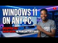 Install Windows 11 on Unsupported PC Easily (No TPM, No Secure Boot) | Complete 2025 Tutorial