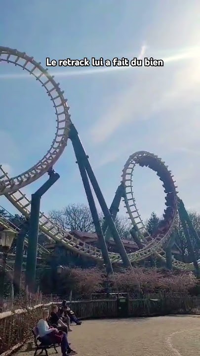 Python ...un retrack réussi #rollercoaster #themepark #vekoma #efteling ...