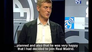 Toni Kroos' first interview as Real Madrid player