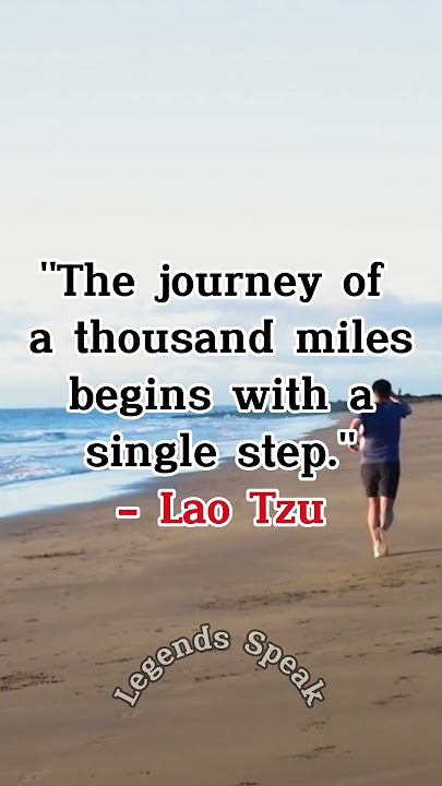 The Journey of a Thousand Miles 🚀”