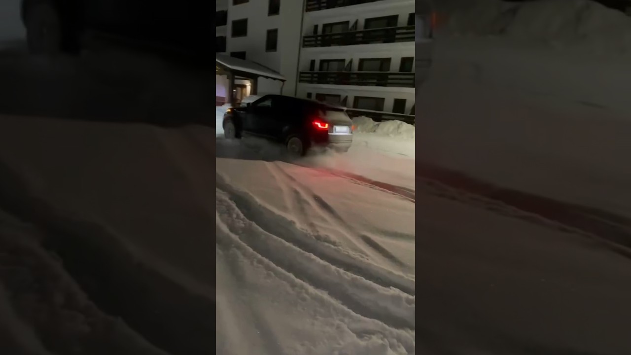 Range Rover Evoque acceleration on snow