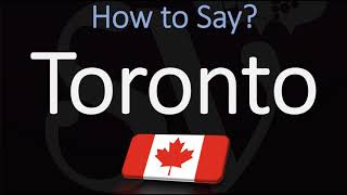 How to pronounce toronto like a canadian? (correctly)