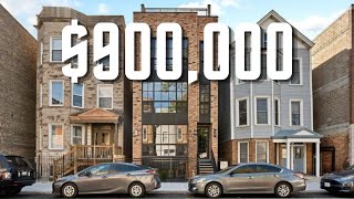 What $900,000 gets you in Lake View Chicago | New Construction Duplex Down in Roscoe Village Tour