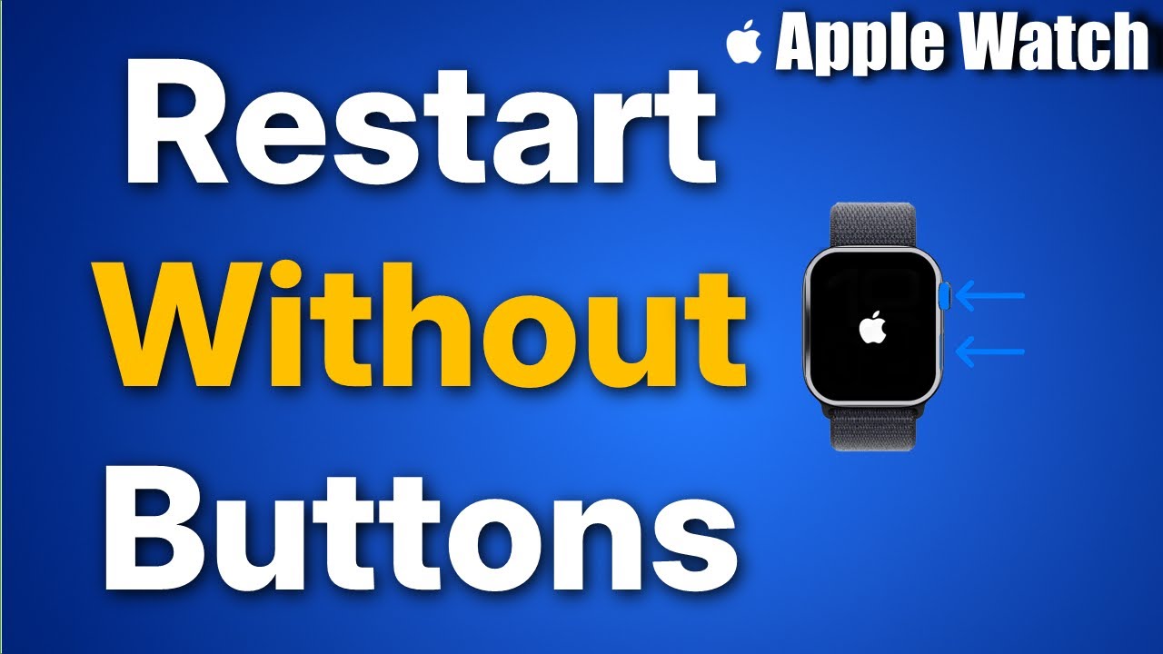 How to Restart Apple Watch without buttons - YouTube