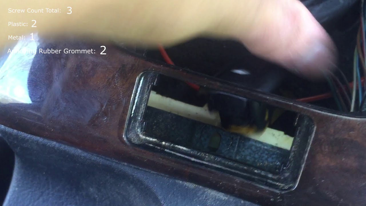 Remove BMW e36 Center Console Trim (Quick Howto) YouTube