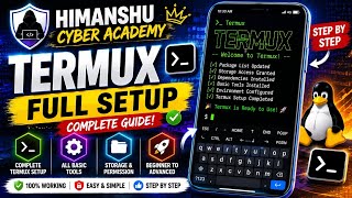 Termux full setup in Android system || cyber security || ethical hacking #termuxseptop#termuxhacking