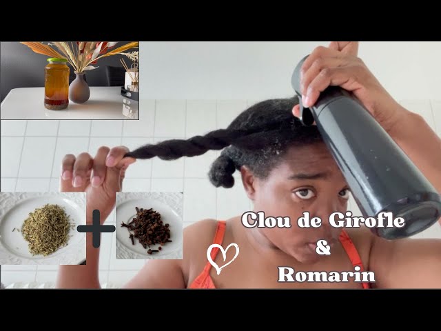 Spray Trio Romarin/girofle/gingembre - eau pousse cheveux - Mss
