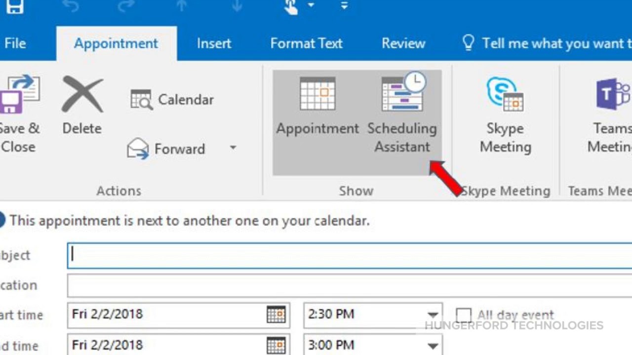 Adding A Meeting Room To An Outlook Calendar Invite YouTube