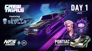 Need For Speed: No Limits | 1977 Pontiac Firebird (Crew Trials - Day 1 | Jack) - Flaming Skulls