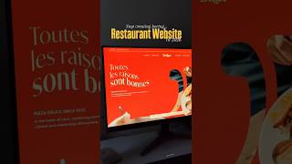 Stop creating boring restaurants websites in 2026... #webdesign #uidesign #3dwebsite