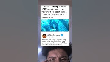 Avatar: The Way of Water (2022) – Underwater motion capture🌊